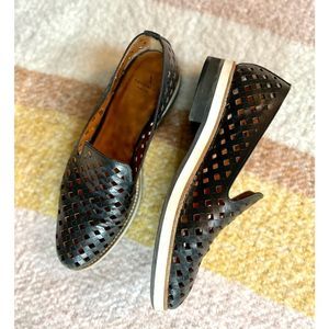 Aquatalia Zanna Perforated Slip On Loafer